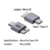 USB3.0 Micro B Adapter High Speed Type-C USB3.0 Micro B Connector  Phone Accessories
