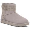 UGG Classic Mini Comfortable Simple Snow Boots Women Boots Gray 1170710-CPF