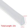 U-Shaped Rubber Edge Guard Strip Shower Door Sealing Tape Glass Protector Trim Edge Banding Tape