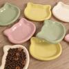 Миска для кошачьего корма в форме кошки, Нескользящие кошачьи тарелки, Милая миска для котенка, Кормление питомца
