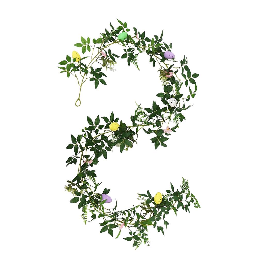 Пасхальная гирлянда для камина, венок Норфолка, пасхальные украшения, пасхальное яйцо, венок, лоза, кольцо, кулон