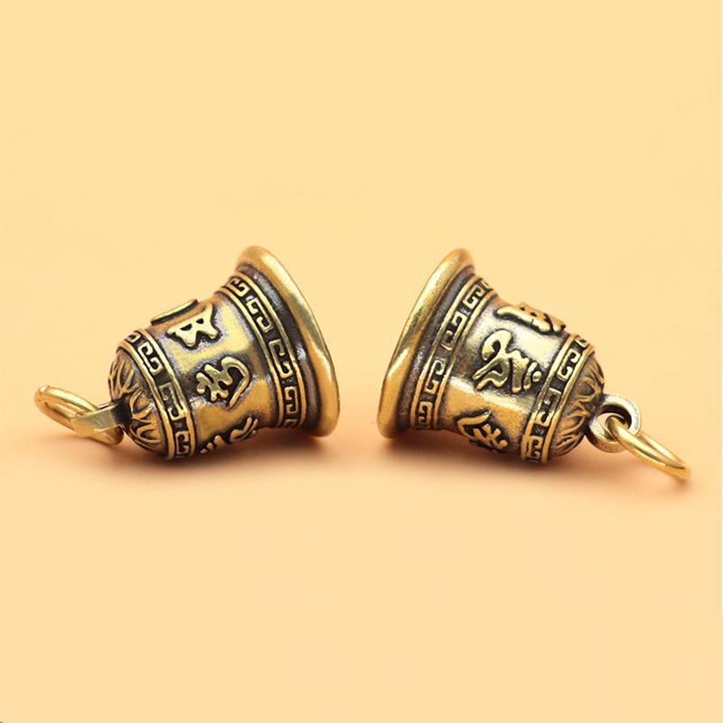 Ретро латунные колокольчики брелок кулон античный колокольчик украшения изысканное украшение дома креативные ремесла подарок