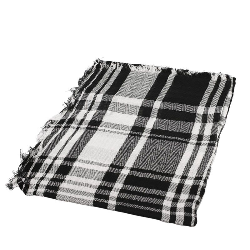 Black and White Nova Scarf for Men DEELUXE 74