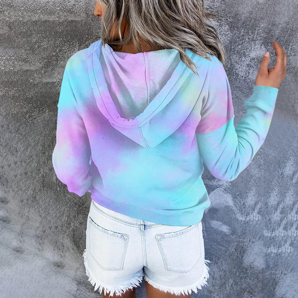 Женские толстовки с капюшоном на пуговицах и шнуровке, пуловеры, повседневные топы с длинными рукавами, рубашки