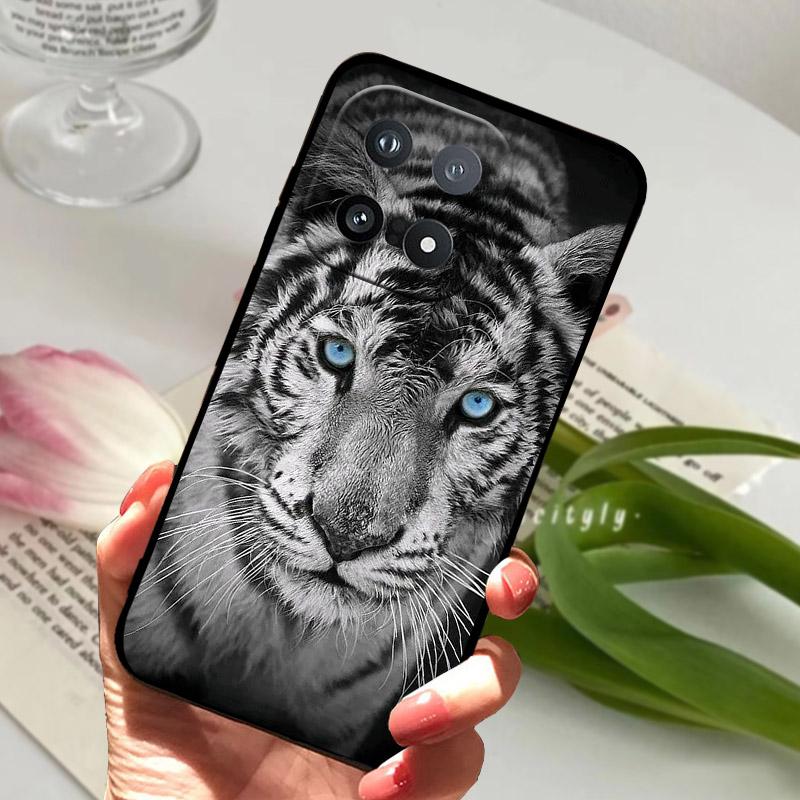 Для VIVO IQOO 15 5G IQOO15 Чехол Крутой Волк Лев Напечатанный Силиконовый Мягкий ТПУ Задняя Крышка Для IQOO 15 Китай Защитный Чехол Сумка Для Телефона