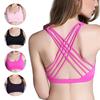 Cross Beauty Back Sports Bra No Steel Ring Yoga Running Vest Quick-drying Shockproof Large Size Women Sports Bra