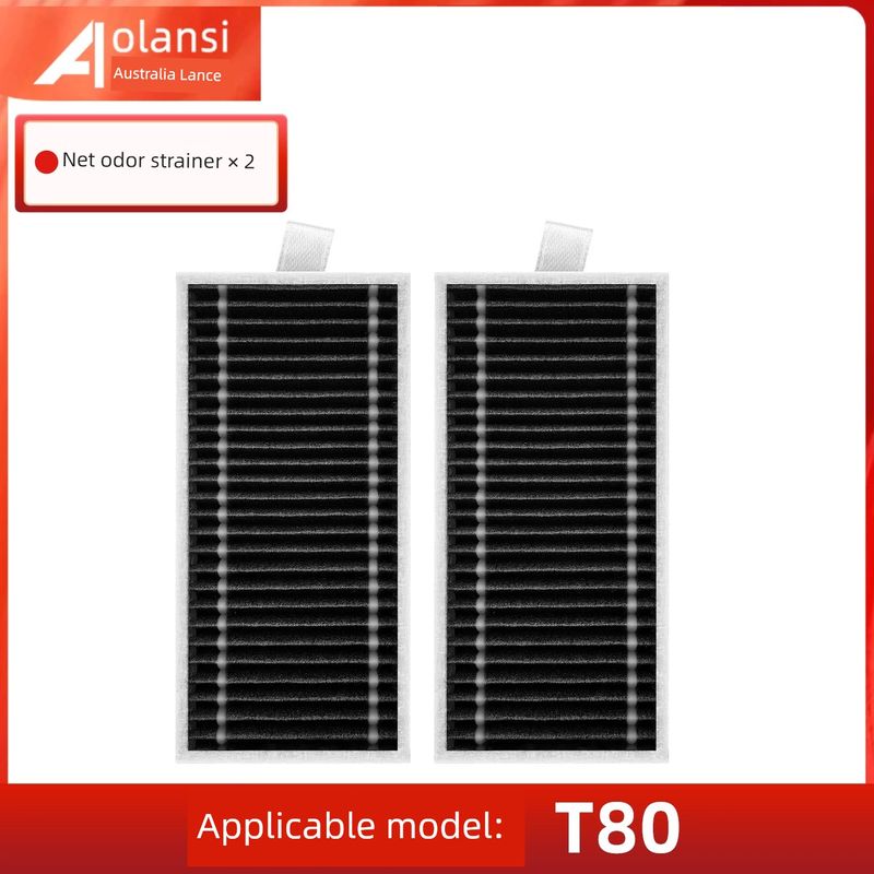 Совместимо с расходными материалами Ecovacs T80 S, Аксессуары для робота-пылесоса, Боковая щетка Pro, Швабра, Фильтр, Мешок для пыли, Чистящее средство