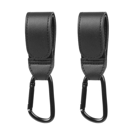 1/2/3/6 шт. Крючок для детской коляски Портативный застежка-липучка из искусственной кожи Вешалка для сумки для подгузников и покупок Многоцелевой зажим для коляски Ремешок Аксессуары для коляски