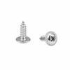 2.6x8mm Self-Tapping Screws, Pan Head, 304 Stainless Steel, Pack of 50