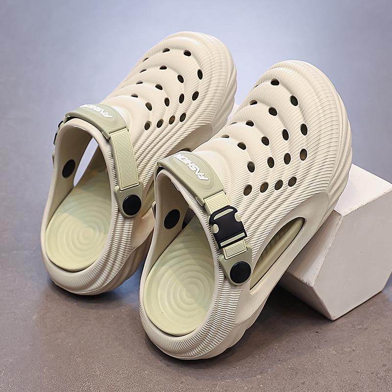 Unisex EVA Family Slide Sandals Lightweight Comfortable Anti Slip Soft Sole Beach Garden Shoes Daily Travel Outdoor Comfort