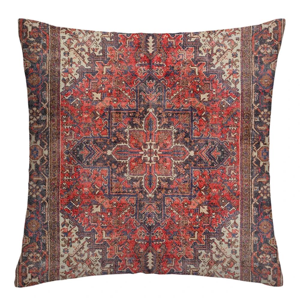 Moroccan Ethnic Cushion Cover, Short Plush Pillowcase 40x40 45x45 50x50 60x60, Sofa Decorative Cushion Cover, Home Decoration
