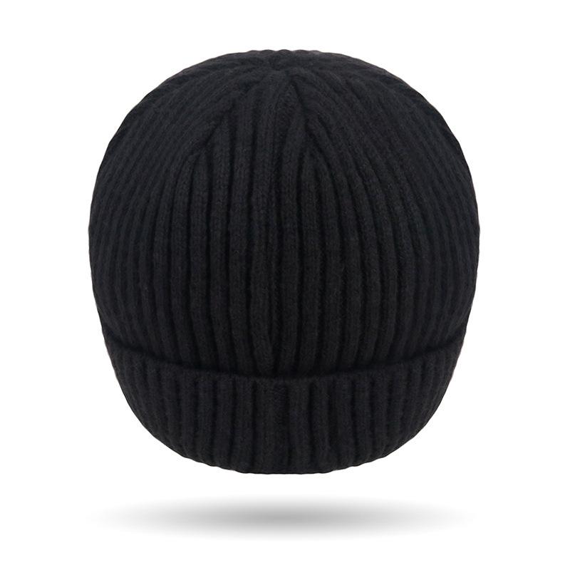 Осенне-зимняя мужская вязаная шапка, утепленная шапка, молодежная шерстяная шапка, женская шапка-пуловер для занятий спортом на открытом воздухе, шапка с рукавами