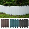 10 Pcs Garden Landscape Edging Panels No Digging Fence Border Connectable Fence Panels for Dividing Yard Flower Beds