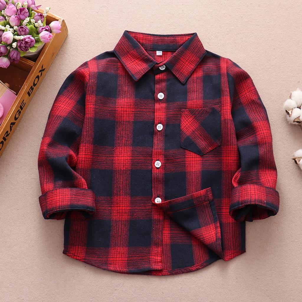 Хлопковая куртка, детские клетчатые рубашки, рубашка на пуговицах с длинными рукавами, верхняя одежда