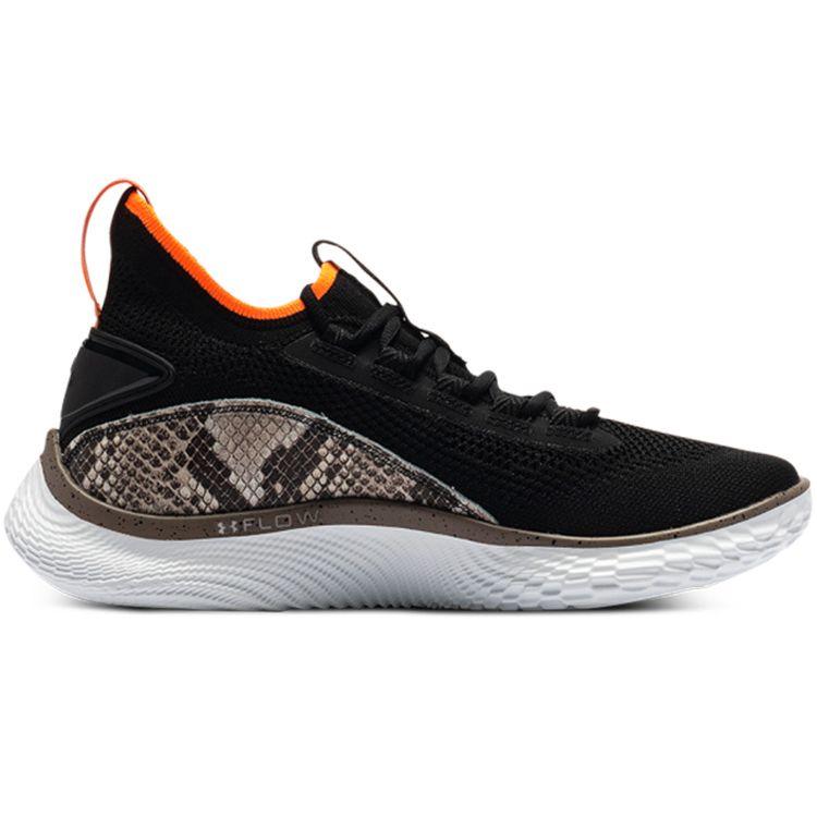 Under Armour Баскетбольные кроссовки Curry 8 Strike & Flow Мужские кроссовки Черный Коричневый 3024429-005(S-BOX)