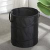 Waste Bucket Large Capacity Easy To Carry Stackable Foldable Plastic Leaf Bag with Handle for Lawn