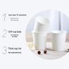 Fangcaodi Disposable White Paper Cups, 230ml, 300 Count