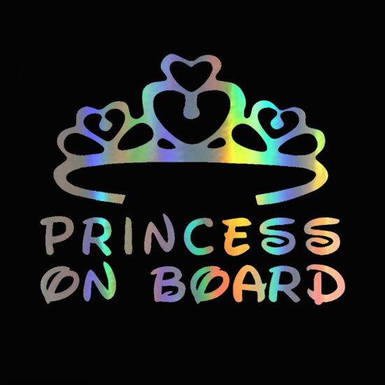 Красочное лазерное окно для тела ребенка в автомобиле, наклейка, светоотражающий предупреждающий знак, декор