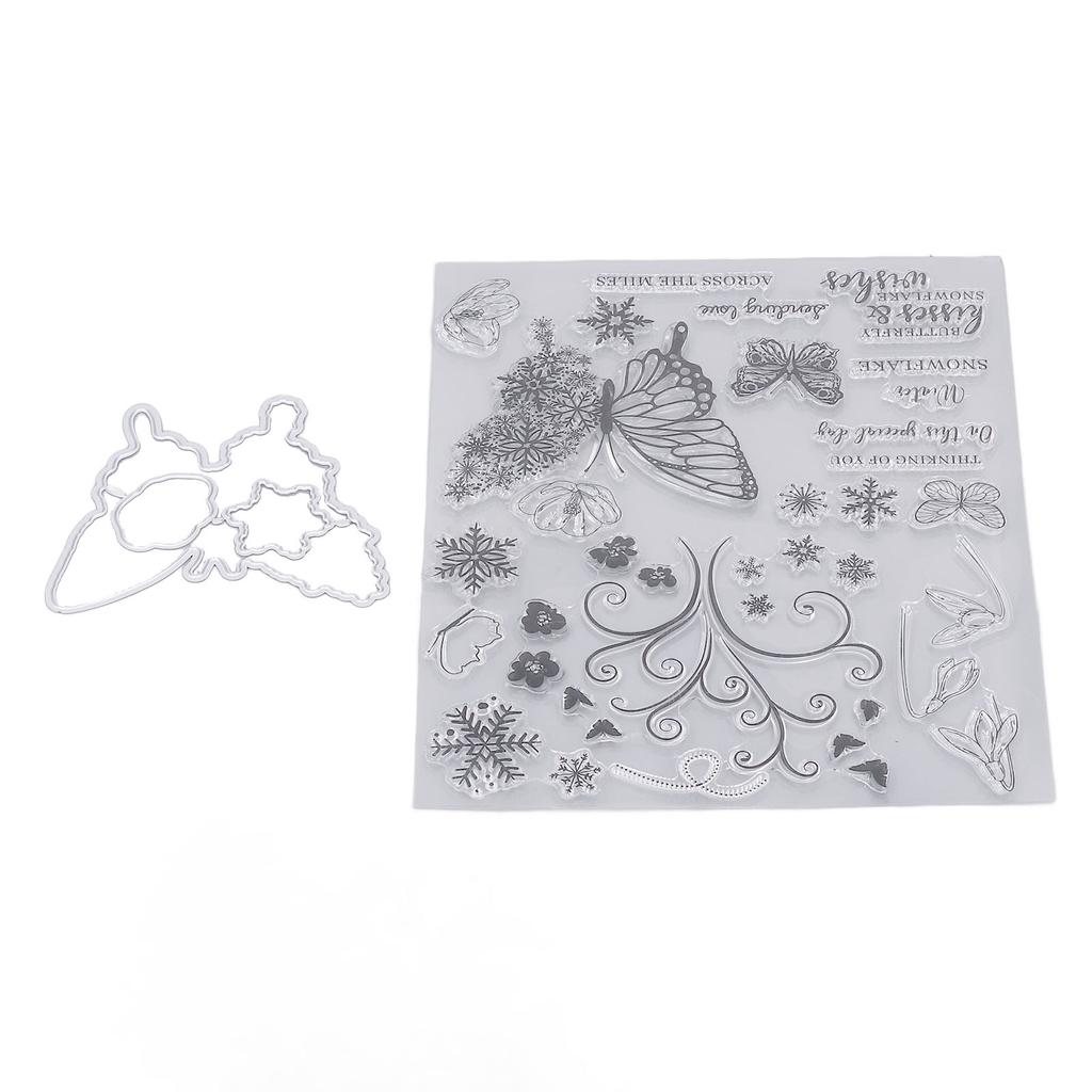 Прозрачные штампы Комбинация Прозрачный оттиск Переработка Изготовление карточек Декоративные штампы для конвертов