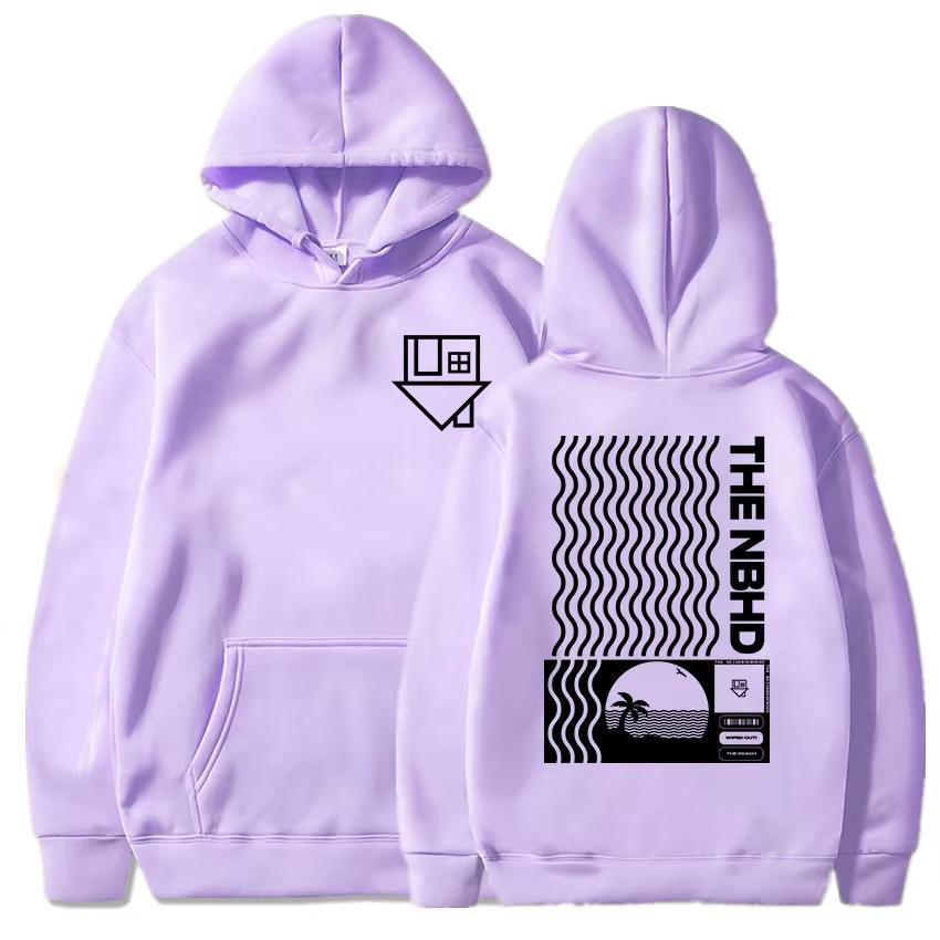 Альбом Wiped Out Печать Худи NBHD The Neighbourhood Группа Свитшоты С длинным рукавом Худи-пуловеры защита окружающей среды