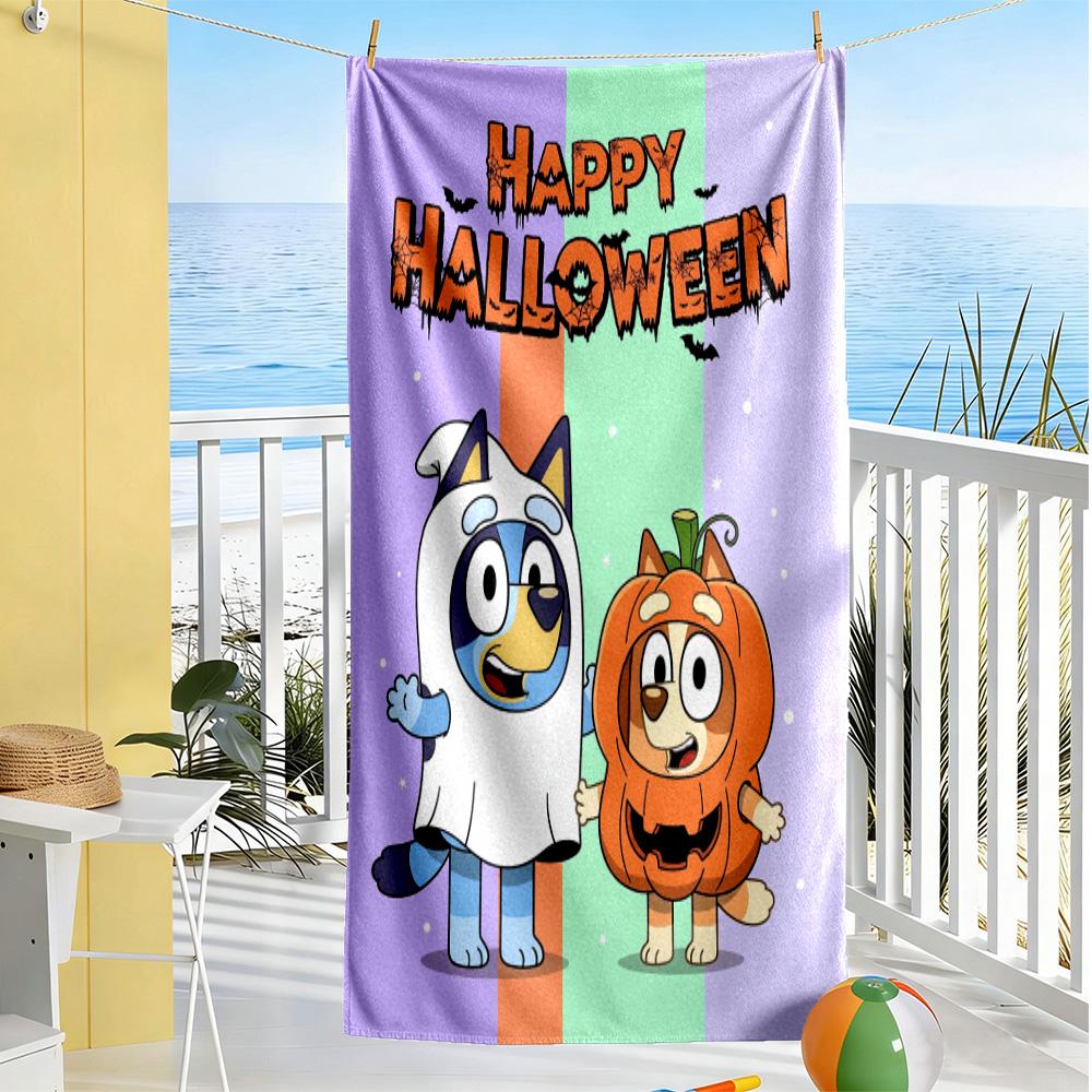 Halloween Costumes Parade Beach Towel Super Soft Microfiber Quickdry Fabric Comfortable Lightweight