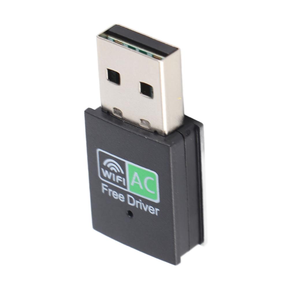 USB WiFi-адаптер для ПК 600 Мбит/с 5 ГГц 2,4 ГГц Беспроводной донгл Двухдиапазонный Plug and Play WiFi Беспроводной трансивер-адаптер для