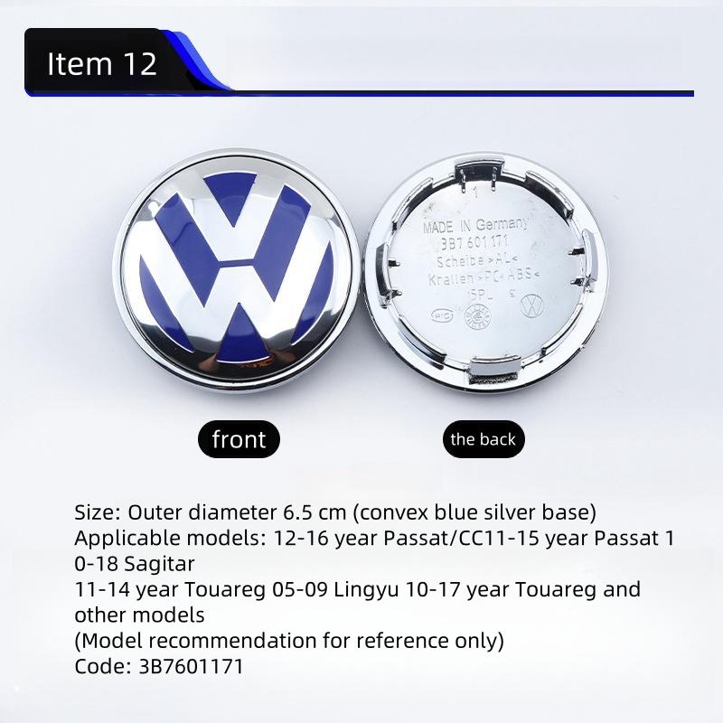 Для VOLKSWAGEN VW 56-76 мм Наклейка-колпачок ступицы колеса автомобиля Аксессуары Для Volkswagen R-line R GTI Polo Golf Touareg Passat Mago