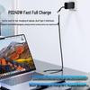 Кабель данных Thunderbolt 4 Type-C Male-to-Male, Высокоскоростной 40 Гбит/с, Зарядка PD 240 Вт, Зеркалирование 8K