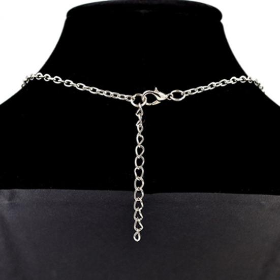 Женщины Мужчины Круглый Полый Звезда Пентаграмма Кулон Ожерелье Рождественский Подарок Прохладный