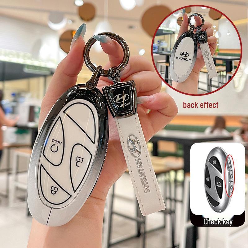 Чехол для ключа Hyundai Tucson L 2025: Полностью металлический корпус для новой модели 5-го поколения