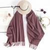 Extra Long 100% Wool Scarf Shawl Women Men Winter Warm Thick Pure Color Wrap Blanket Style
