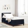 VidaXL Spring Bed with Mattress and LED Black 100x200 Cm In Fabric 3342109