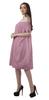 Moomaya Printed Poly Crepe Tunic Plus Size Womens Dresses Sleeveless Ladies
