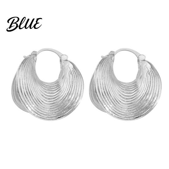 Earrings 1 Pair Women Face Brightening Mini Reflector Design Dual