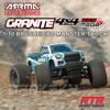ARRMA GRANITE MEGA 665 ARA4202V4 4X4 RTR Щеточный 1/10 Электрическая радиоуправляемая модель автомобиля Монстр-трак Игрушки для взрослых и детей