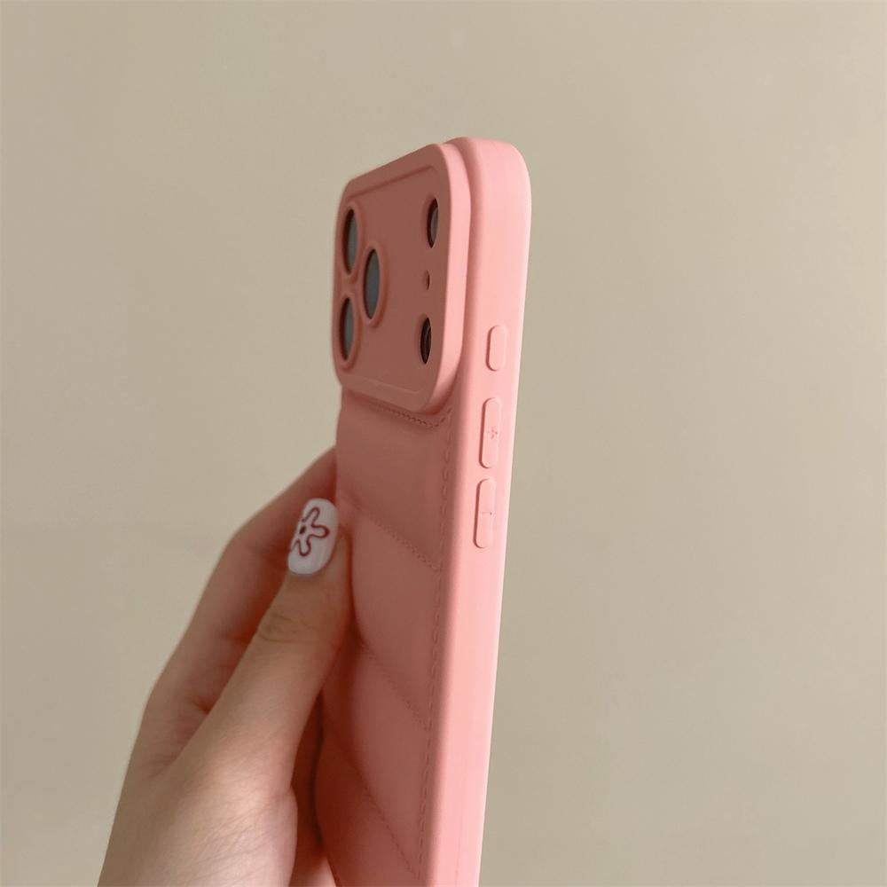 Мягкий пуховик Силиконовый чехол для iPhone 17 16 15 14 13 12 11 Pro Max Plus Air Противоударный Защита камеры Ремешок на запястье Чехол
