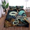 Комплект постельного белья «Осьминог в стиле ретро» King Queen Double Full Twin Single Size Duvet Cover Pillow Case Bed Set