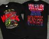 1988 Van Halen Monsters Of Rock Tour T-Shirt 80S Concert 2 Sides Unisex.