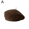 Шерстяной берет осень и зима мода шляпа художника девушки универсальная маленькая шляпа и для женщин Bere L8N5