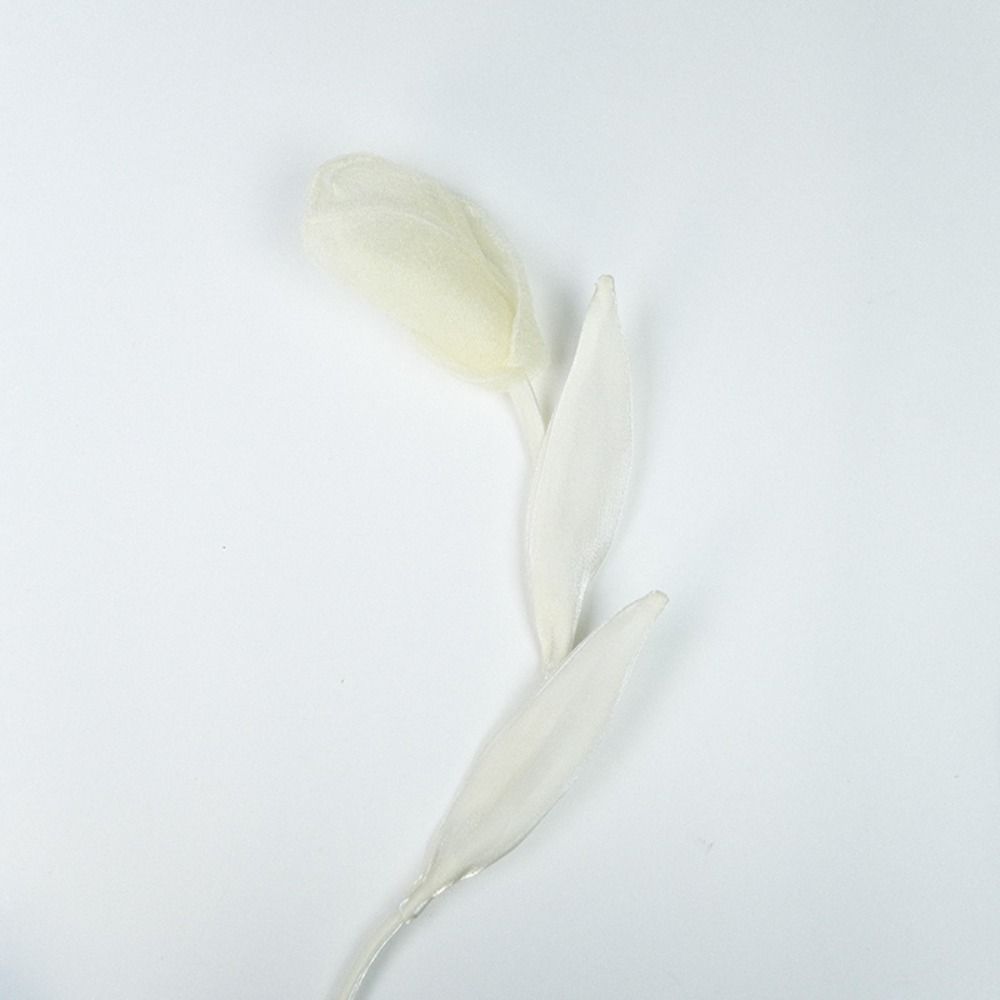 5 Pcs Gauze Cloth Fabric Flower Flexible Decoration Applique Fashion Tulip Clothing Patch Sweater