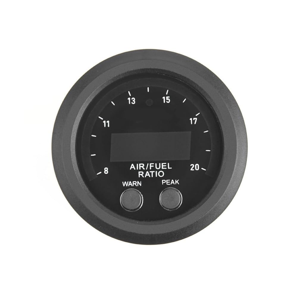 Avrpqiwy 52mm Air Fuel Ratio Gauge LED Digital Display Wide Band with O2 Oxygen Sensor 06J906262AA