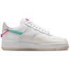 Nike Air Force 1 07 LX Розовые женские кроссовки White Summit-White String DX6061-111