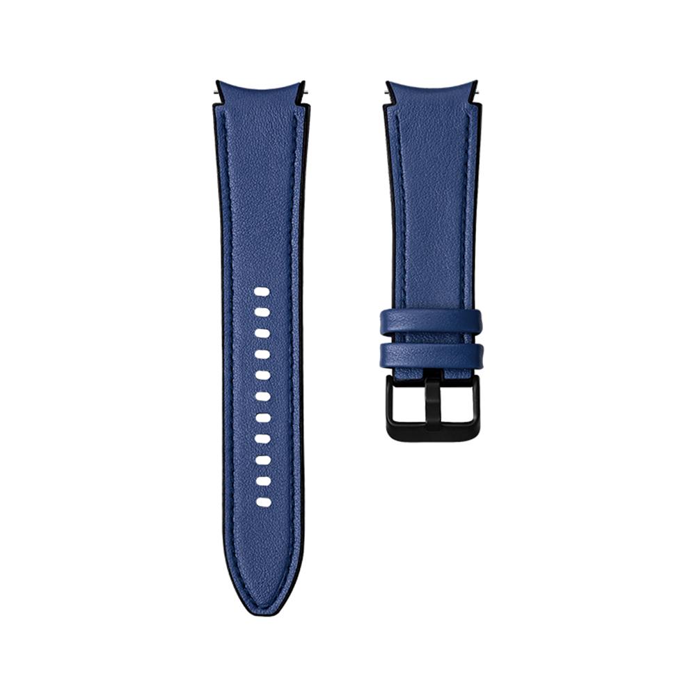 Силиконовый и кожаный ремешок 20 мм для Samsung Galaxy Watch 6/5/4, 40 мм, 44 мм, ремешок для умных часов Galaxy Watch 6 Classic, 43 мм, 47 мм
