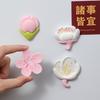 4Pcs Refrigerator Magnets Cartoon Three-dimensional Realistic Look Strong Adsorption Removable Decorative DIY 3D Sakura Shape Fridge Magnetic Stickers