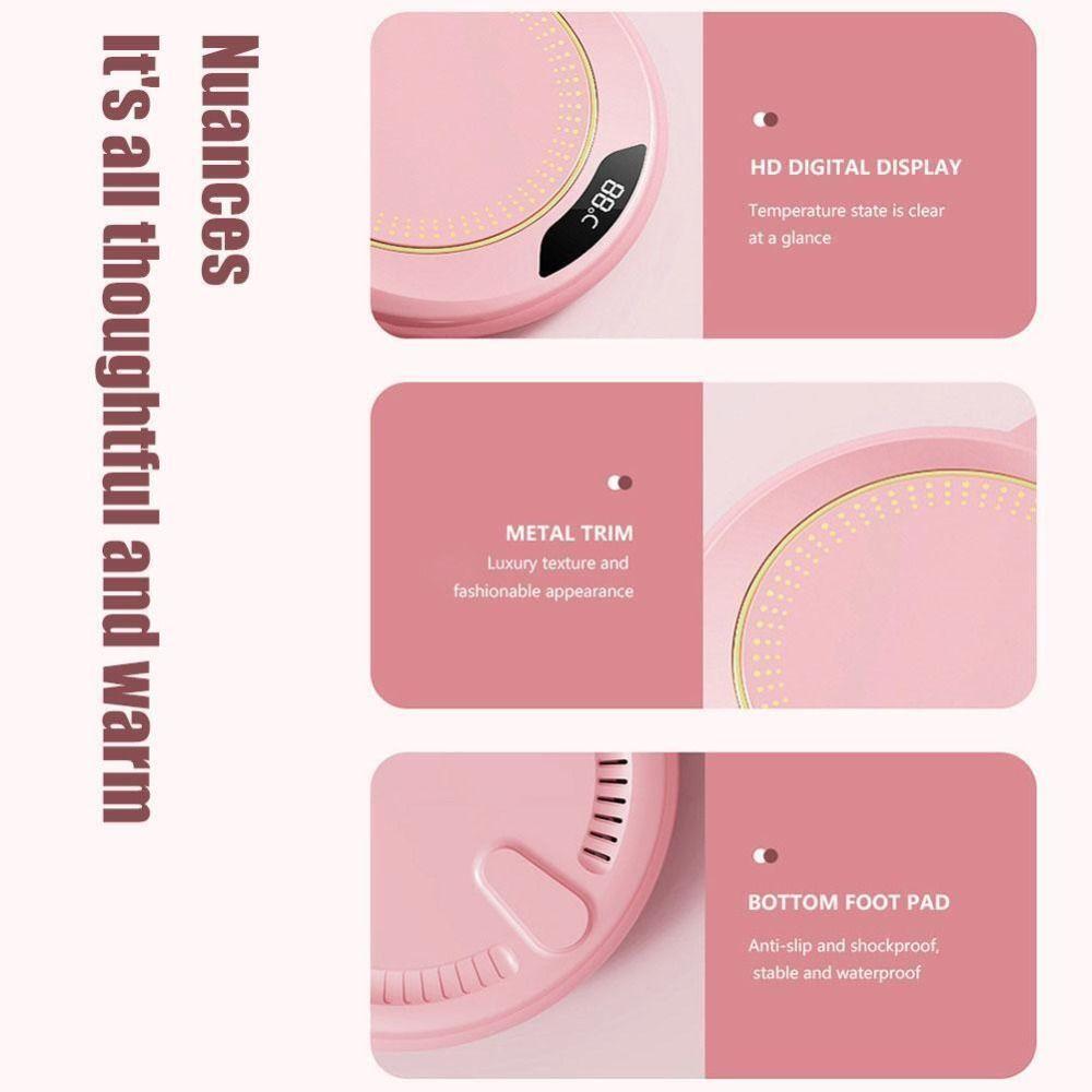 With 3 Temperature Settings Coffee Mug Insulation ABS Cup Base Durable Cup Accessories