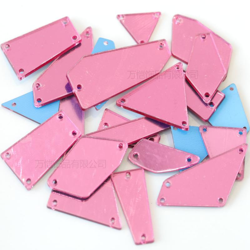 Акриловая ручная шовная дрель, зеркало специальной формы с плоским дном, сделай сам, украшение одежды, ювелирные изделия, зеркальные аксессуары, шовная дрель