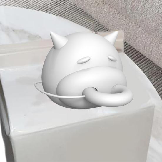 Силиконовый колпачок для молока с защитой от проливания, универсальный картонный диспенсер, герметичный, многоразовый, в коробке, дивертер для молока, забавный кухонный гаджет для любителей молока