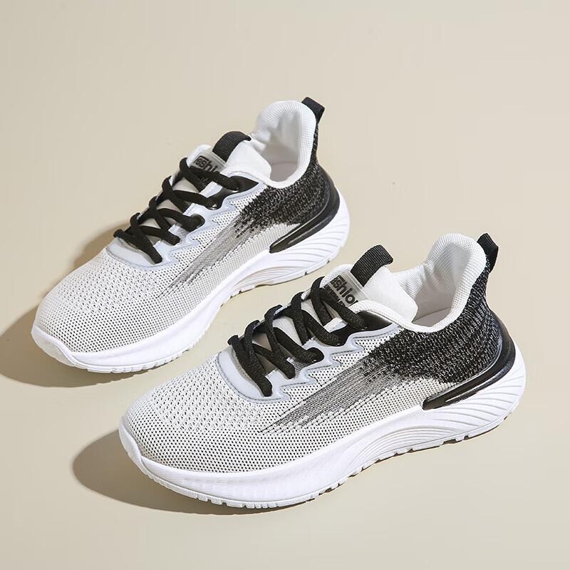 Ультралегкие кроссовки новая женская обувь весна и лето 2025 новые кроссовки на мягкой подошве сетчатые дышащие кроссовки для бега повседневная обувь
