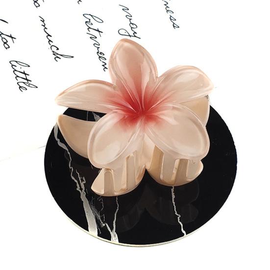 Женская маленькая заколка для волос с цветком, заколка для волос, реалистичная форма цветка, градиент, детские волосы, фиксированный инструмент для украшения волос