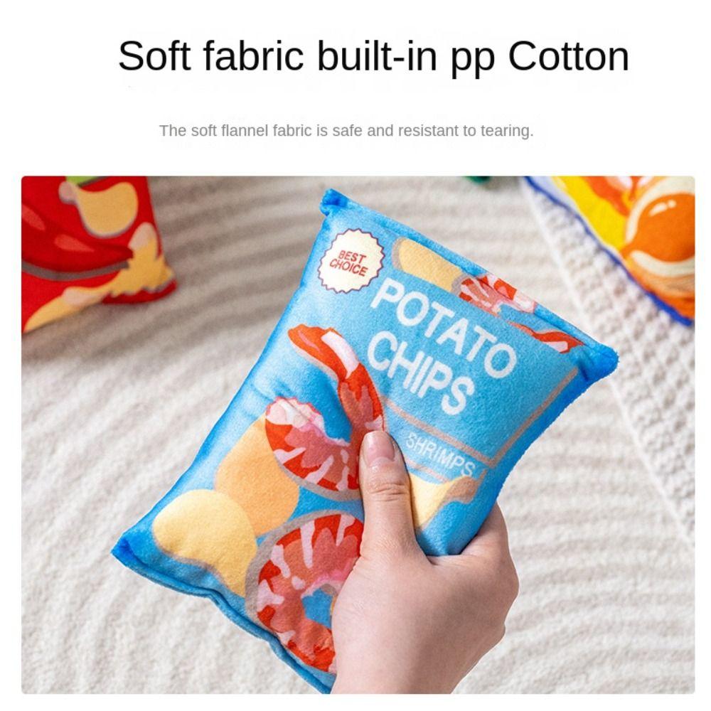 Устойчивая к укусам игрушка для домашних животных, пищащая игрушка для жевания, забавная имитация, плюшевая игрушка, товары для домашних животных для маленьких и средних размеров